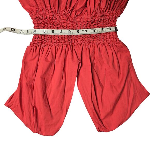 Staud Jackson Midi Dress in Hibiscus Size: M - Picture 5 of 7